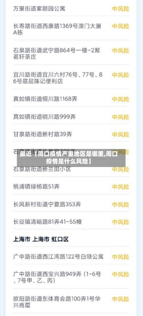 最近【周口疫情严重地区是哪里,周口疫情是什么风险】-第2张图片