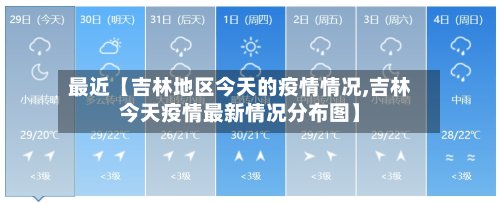 最近【吉林地区今天的疫情情况,吉林今天疫情最新情况分布图】