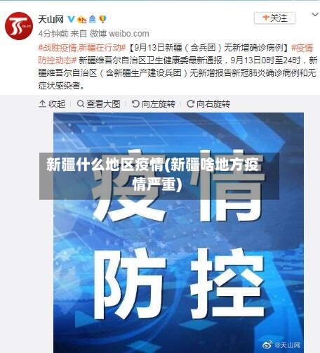 新疆什么地区疫情(新疆啥地方疫情严重)-第2张图片