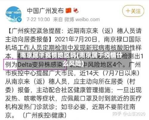 南京属于疫情地区吗(南京属于疫情什么风险)-第2张图片