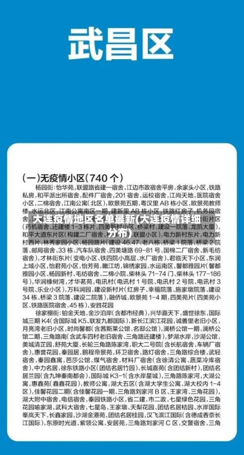 大连疫情地区名单最新(大连疫情详细分布)