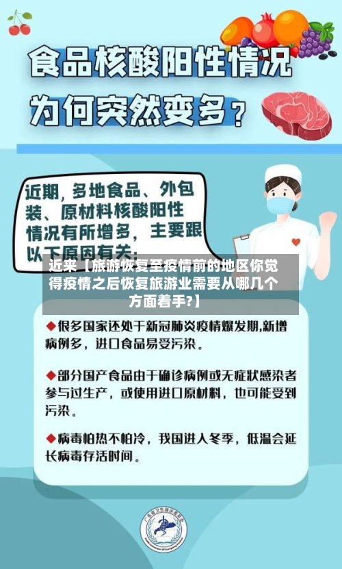 近来【旅游恢复至疫情前的地区你觉得疫情之后恢复旅游业需要从哪几个方面着手?】