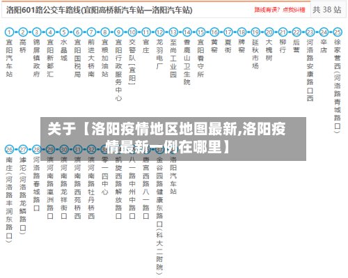 关于【洛阳疫情地区地图最新,洛阳疫情最新一例在哪里】