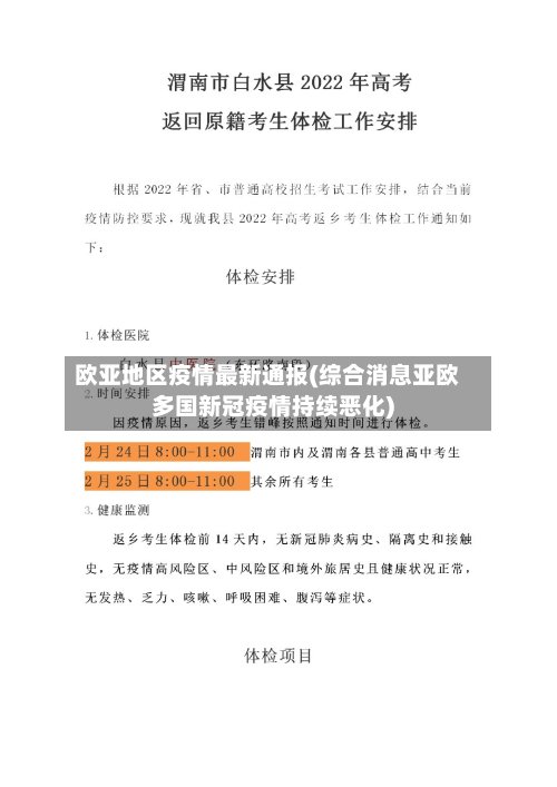 欧亚地区疫情最新通报(综合消息亚欧多国新冠疫情持续恶化)-第2张图片
