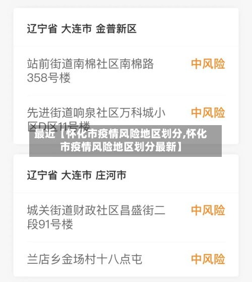 最近【怀化市疫情风险地区划分,怀化市疫情风险地区划分最新】