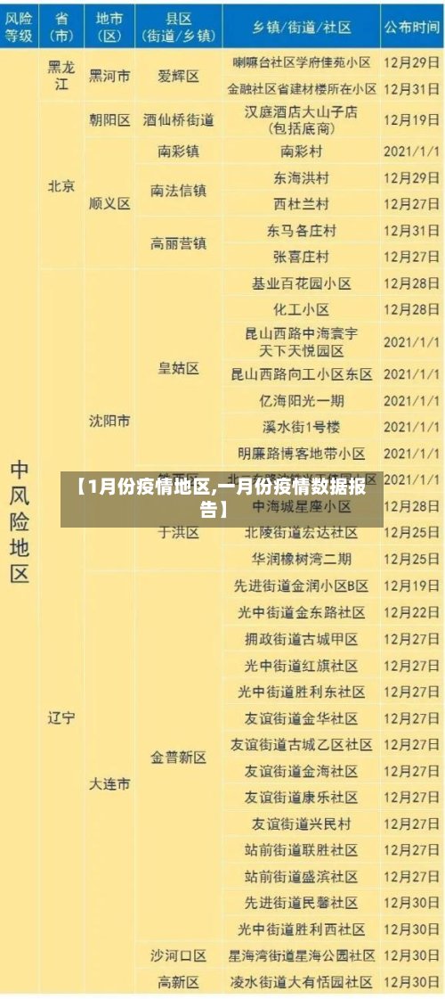 【1月份疫情地区,一月份疫情数据报告】-第2张图片