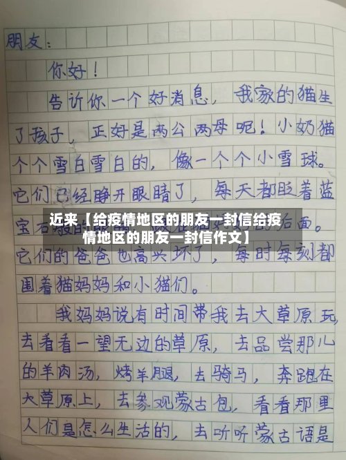近来【给疫情地区的朋友一封信给疫情地区的朋友一封信作文】-第2张图片