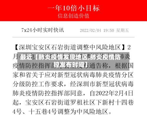 最近【肺炎疫情发现地区,肺炎疫情防控发布时间】-第3张图片
