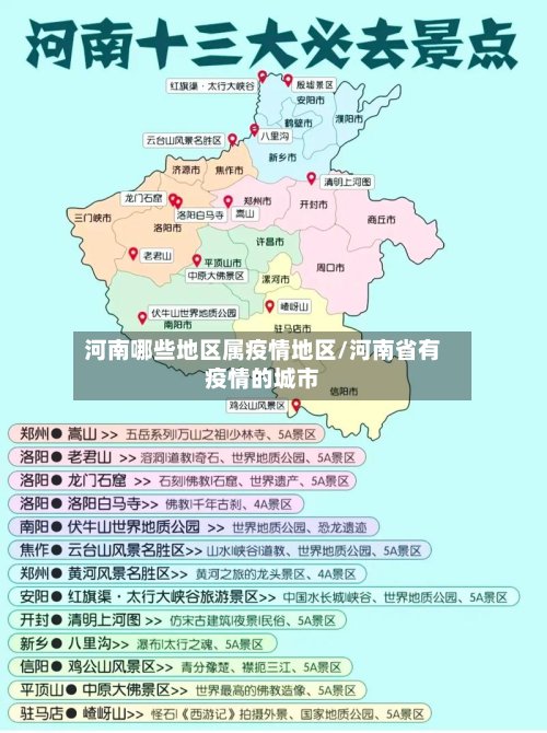 河南哪些地区属疫情地区/河南省有疫情的城市