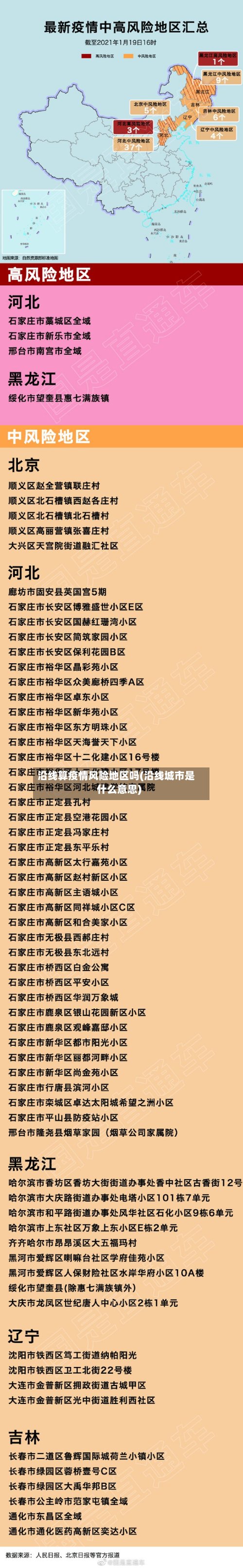沿线算疫情风险地区吗(沿线城市是什么意思)