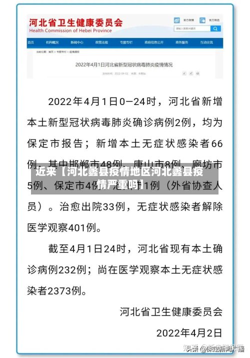 近来【河北蠡县疫情地区河北蠡县疫情严重吗】