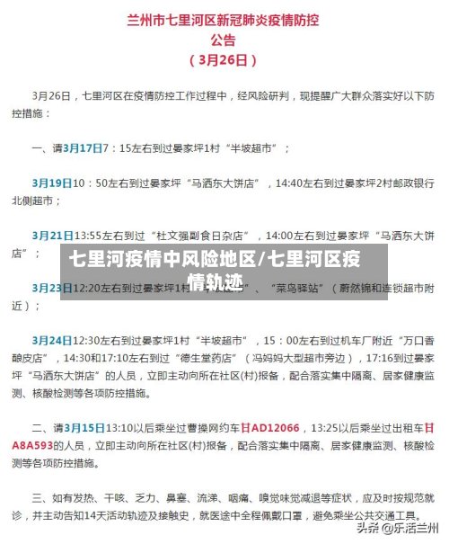 七里河疫情中风险地区/七里河区疫情轨迹