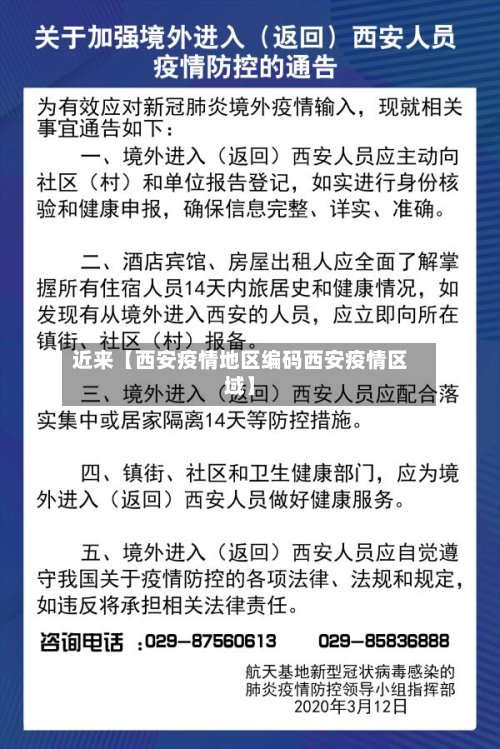 近来【西安疫情地区编码西安疫情区域】-第3张图片