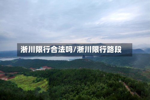 淅川限行合法吗/淅川限行路段-第3张图片