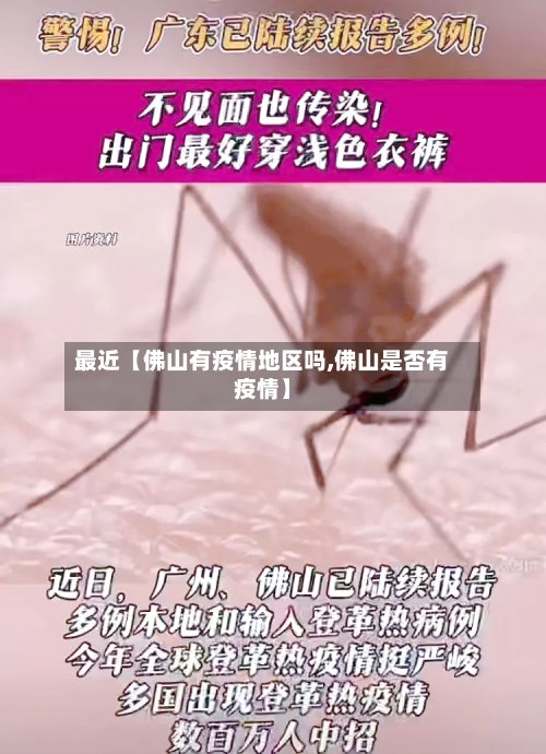 最近【佛山有疫情地区吗,佛山是否有疫情】