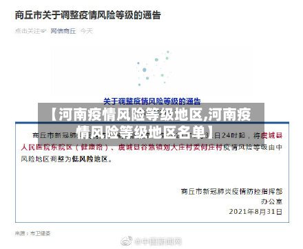 【河南疫情风险等级地区,河南疫情风险等级地区名单】-第2张图片