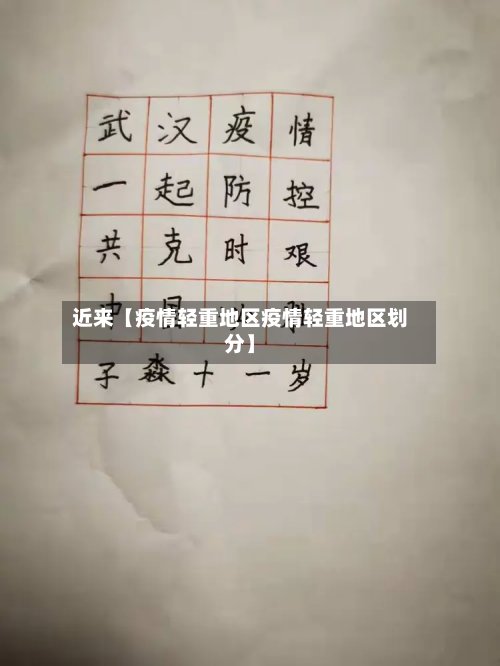 近来【疫情轻重地区疫情轻重地区划分】