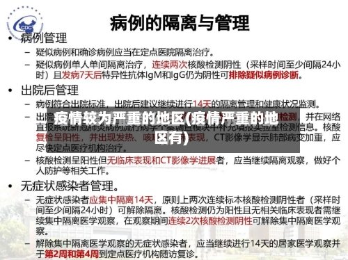 疫情较为严重的地区(疫情严重的地区有)