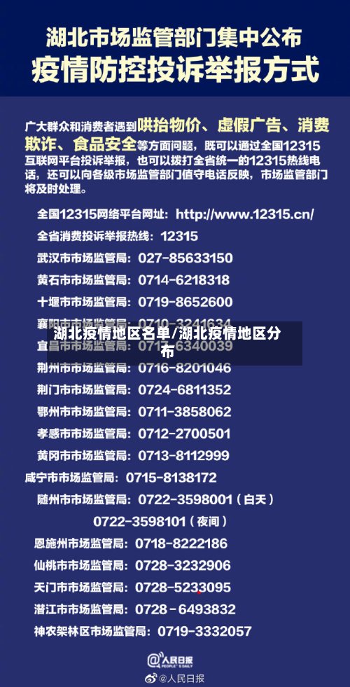 湖北疫情地区名单/湖北疫情地区分布