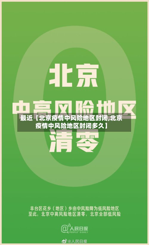 最近【北京疫情中风险地区封闭,北京疫情中风险地区封闭多久】-第2张图片