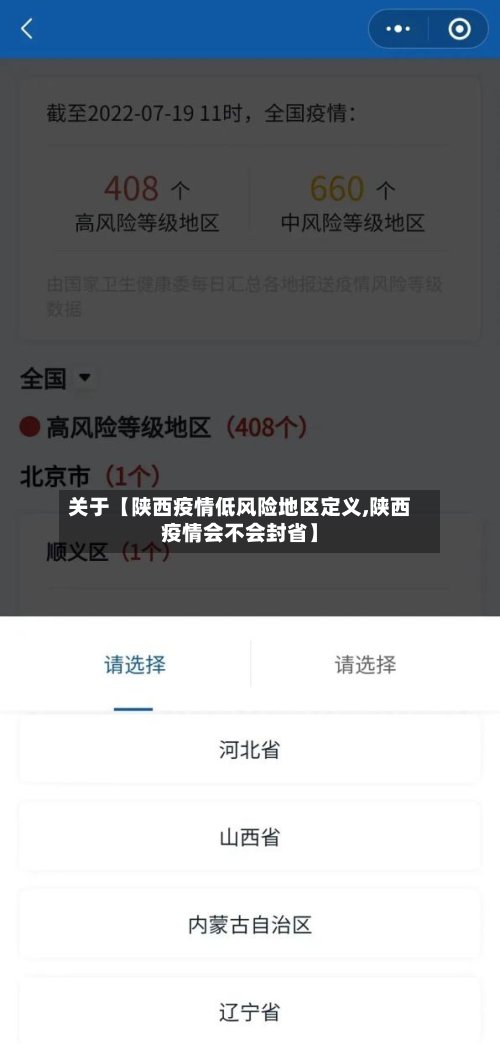 关于【陕西疫情低风险地区定义,陕西疫情会不会封省】-第2张图片