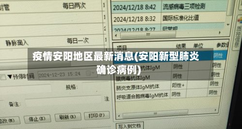 疫情安阳地区最新消息(安阳新型肺炎确诊病例)