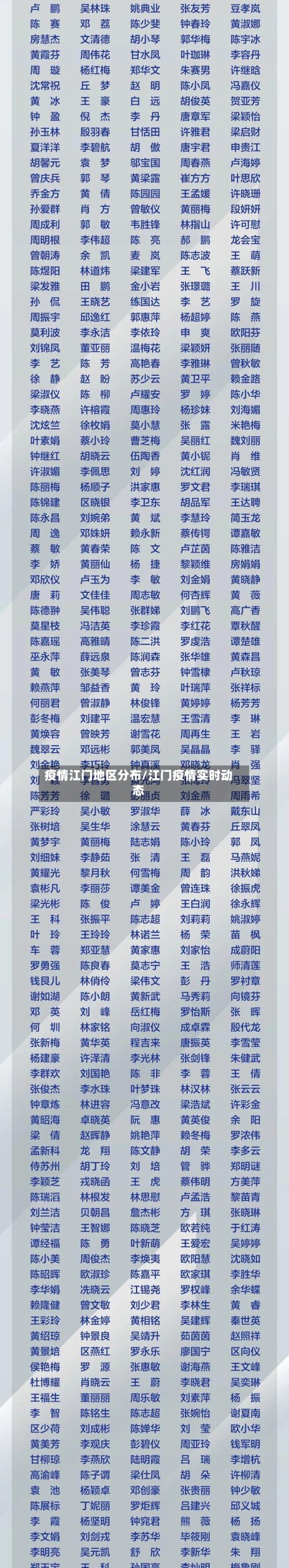 疫情江门地区分布/江门疫情实时动态-第2张图片