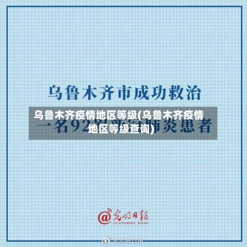 乌鲁木齐疫情地区等级(乌鲁木齐疫情地区等级查询)