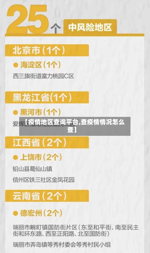【疫情地区查询平台,查疫情情况怎么查】-第2张图片