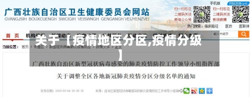 关于【疫情地区分区,疫情分级】-第2张图片
