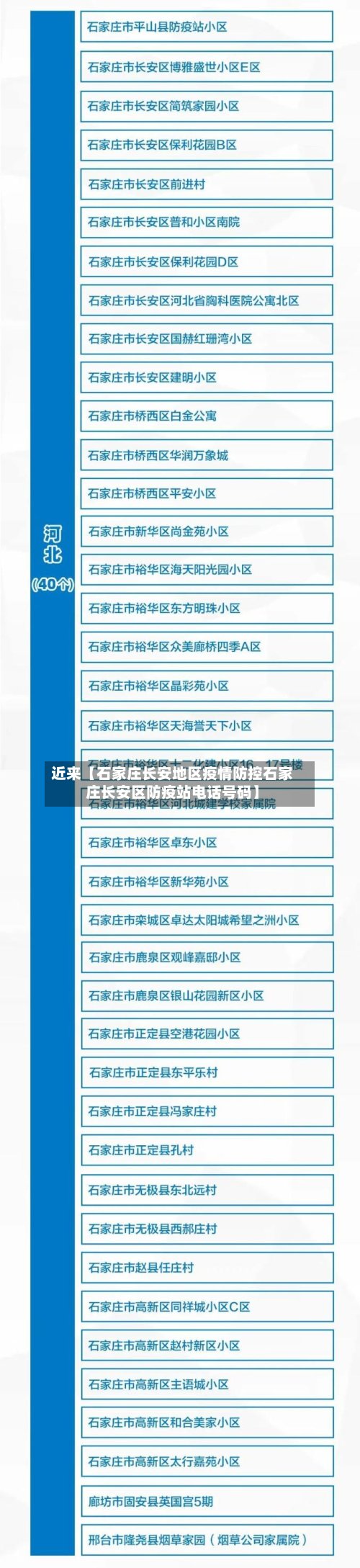 近来【石家庄长安地区疫情防控石家庄长安区防疫站电话号码】-第2张图片