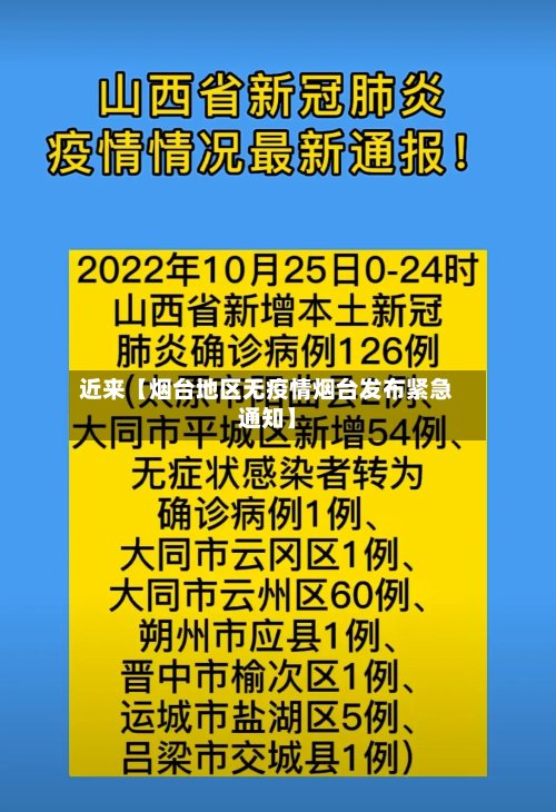 近来【烟台地区无疫情烟台发布紧急通知】-第3张图片