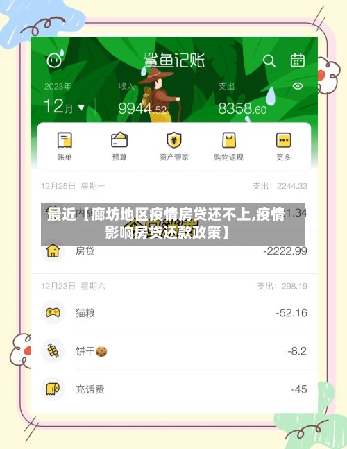 最近【廊坊地区疫情房贷还不上,疫情影响房贷还款政策】-第3张图片