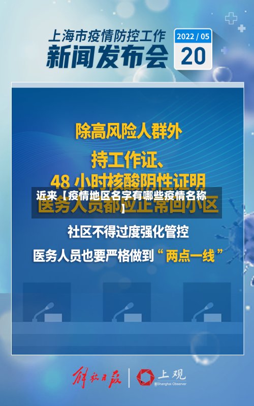 近来【疫情地区名字有哪些疫情名称】-第3张图片