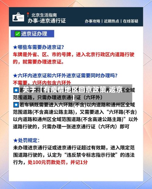 关于【有疫情地区回京政策,返京】
