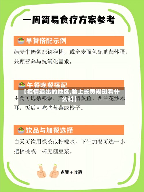【疫情退出的地区,脸上长黄褐斑看什么科】