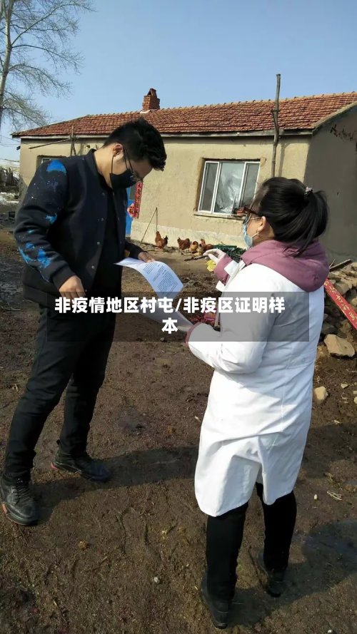 非疫情地区村屯/非疫区证明样本-第2张图片