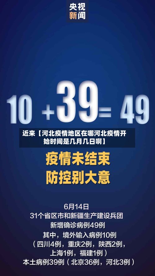近来【河北疫情地区在哪河北疫情开始时间是几月几日啊】
