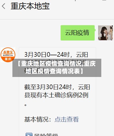 【重庆地区疫情查询情况,重庆地区疫情查询情况表】-第3张图片