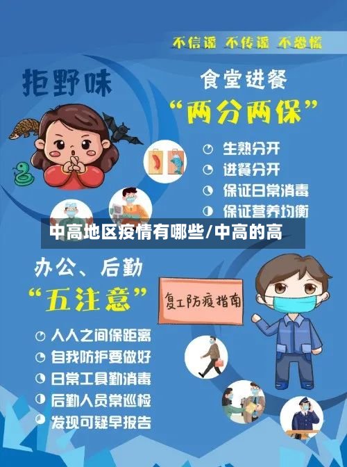 中高地区疫情有哪些/中高的高