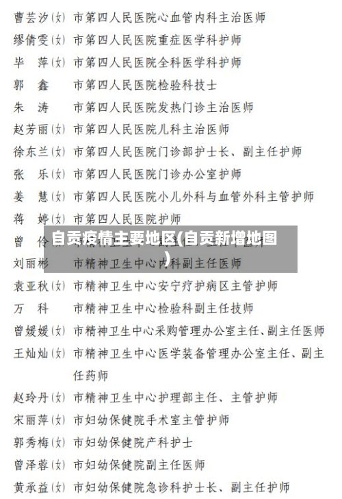 自贡疫情主要地区(自贡新增地图)-第2张图片