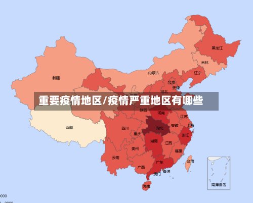 重要疫情地区/疫情严重地区有哪些