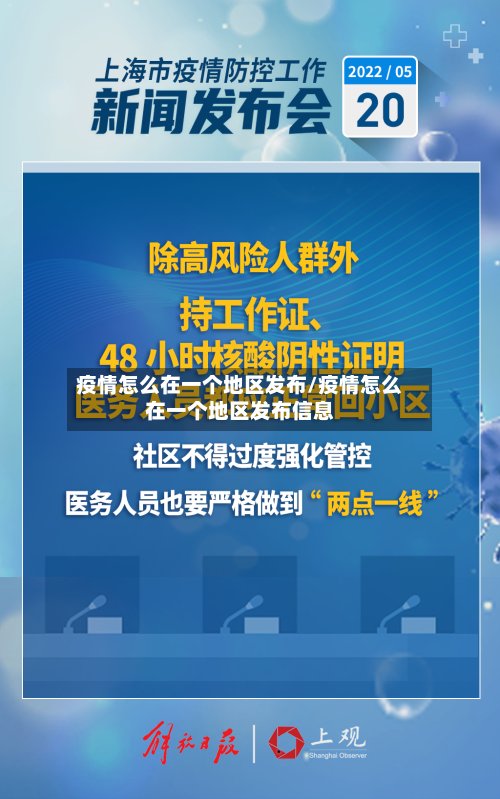 疫情怎么在一个地区发布/疫情怎么在一个地区发布信息