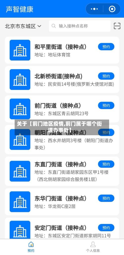 关于【前门地区疫情,前门属于哪个街道办事处】