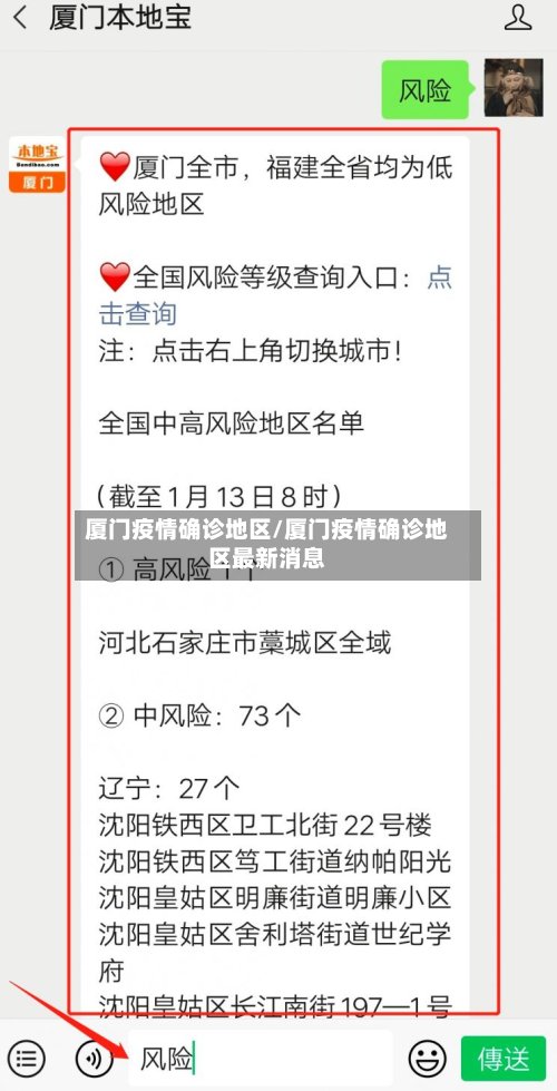 厦门疫情确诊地区/厦门疫情确诊地区最新消息-第2张图片