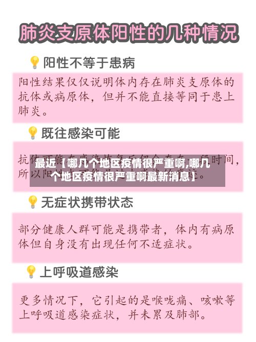 最近【哪几个地区疫情很严重啊,哪几个地区疫情很严重啊最新消息】